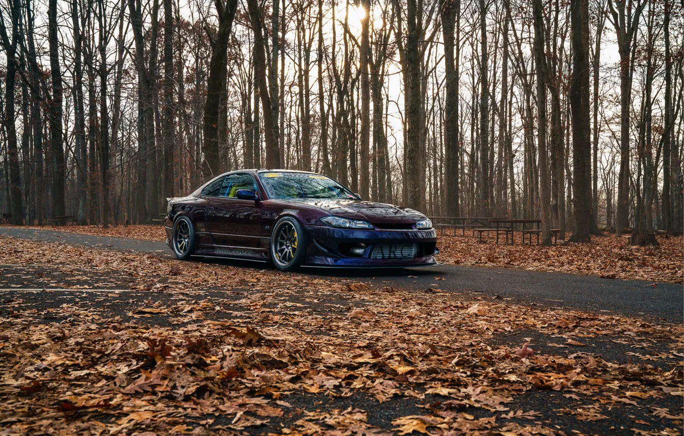 Photo wallpaper S15, Silvia, Autumn