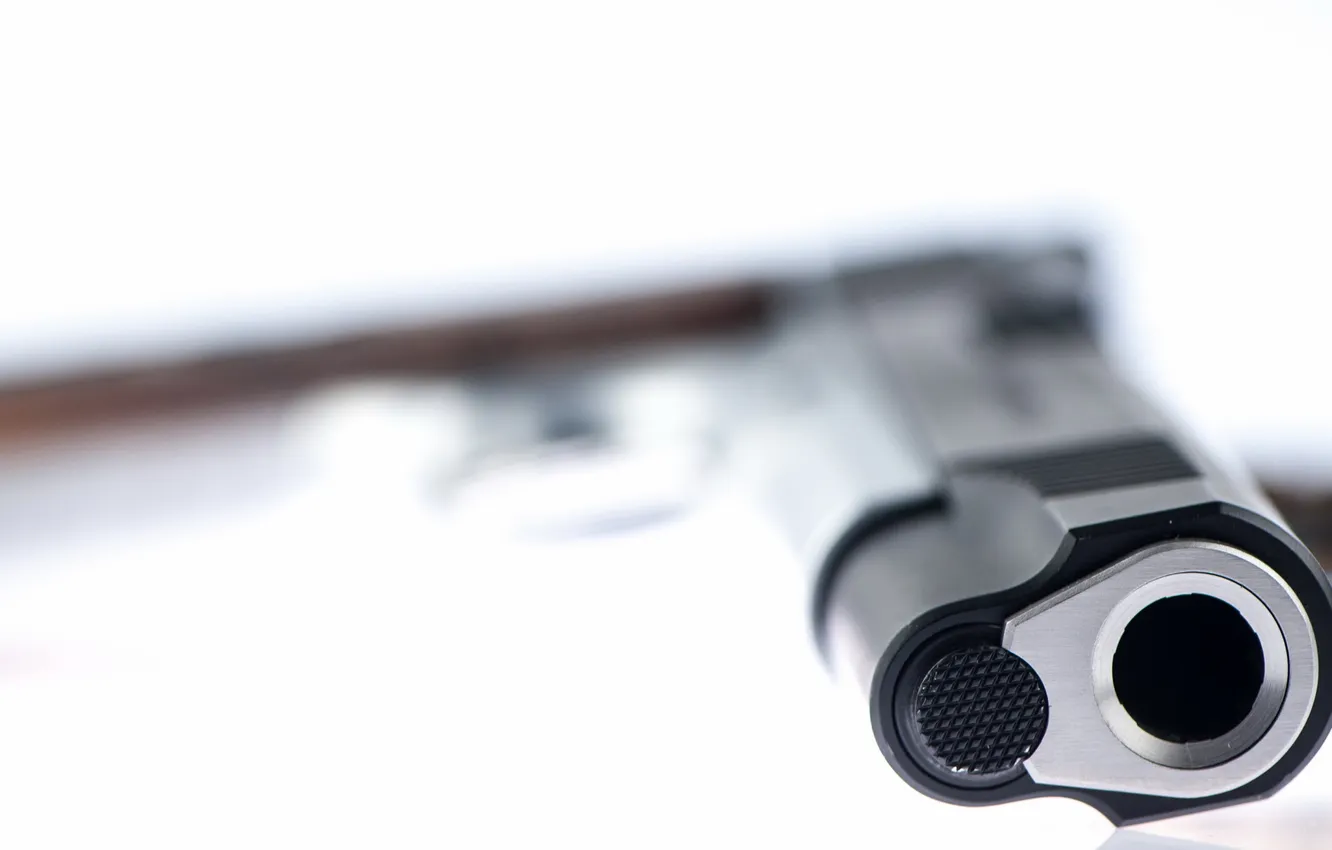 Photo wallpaper macro, gun, weapons