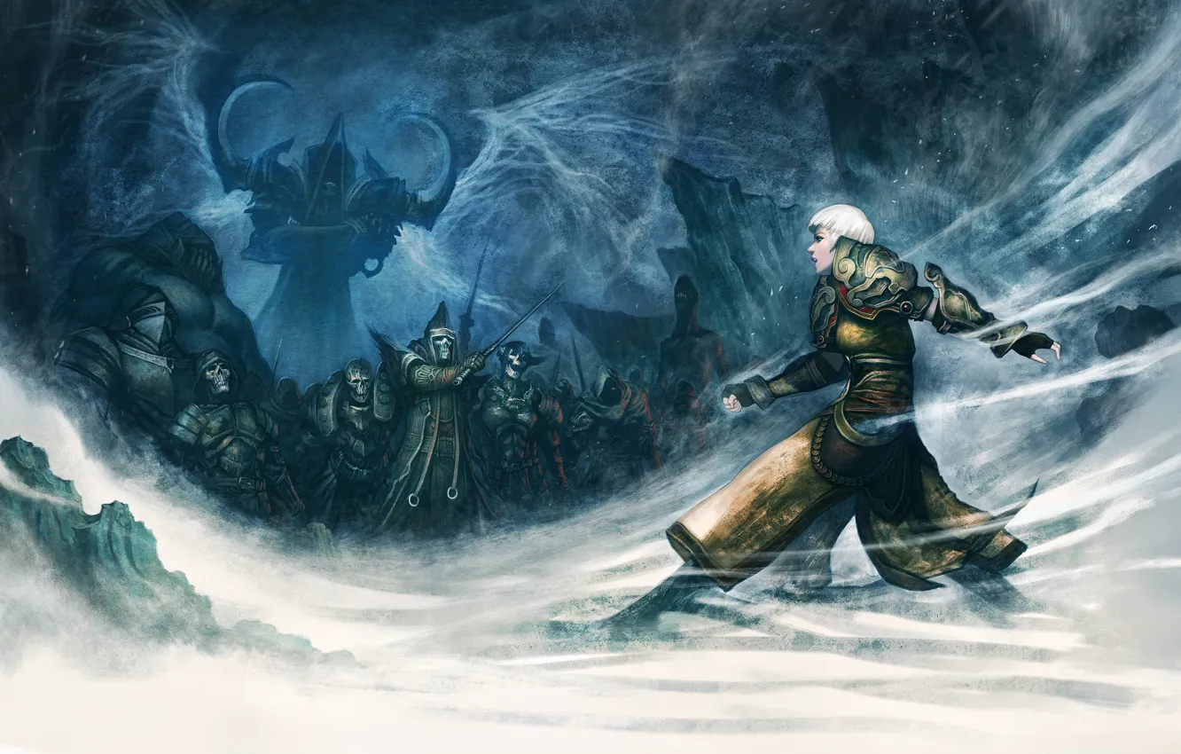 Photo wallpaper girl, army, the demon, Diablo 3, rpg, Reaper of Souls, Diablo III: Reaper of Souls, …