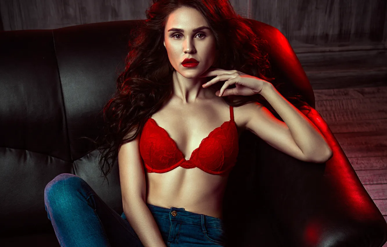 Photo wallpaper girl, hot, sexy, eyes, smile, beautiful, figure, model