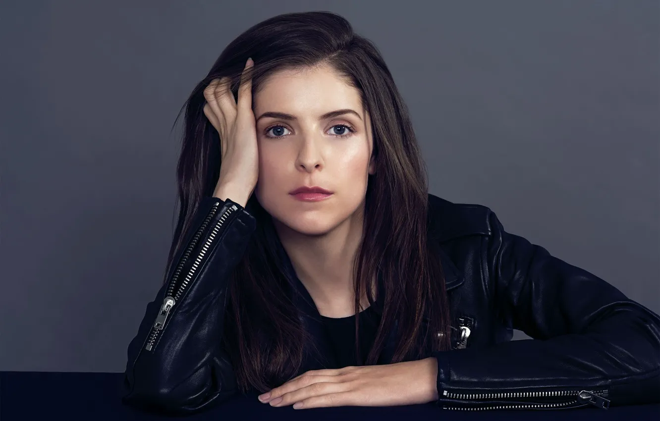 Photo wallpaper background, portrait, makeup, actress, brunette, jacket, hairstyle, New York