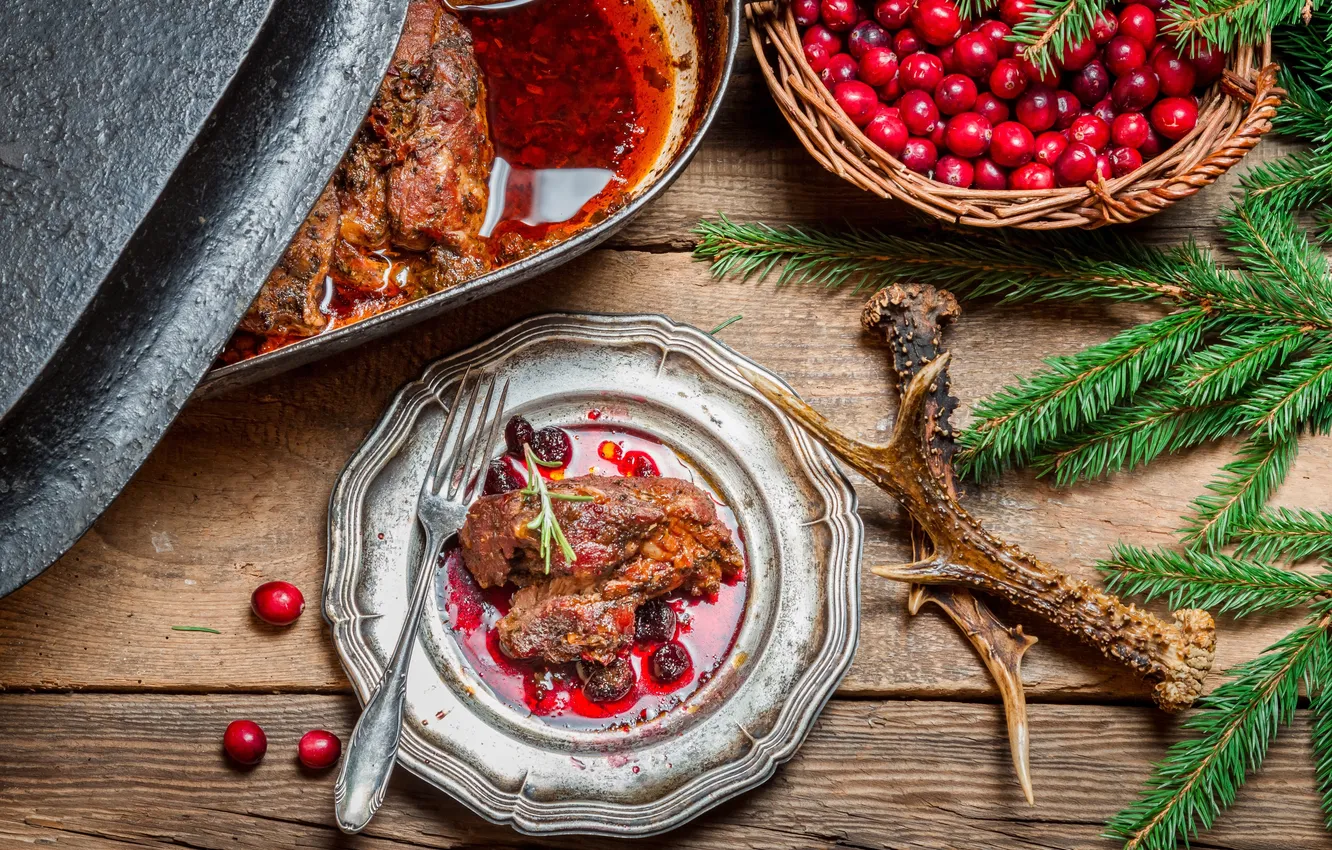 Photo wallpaper greens, rain, umbrella