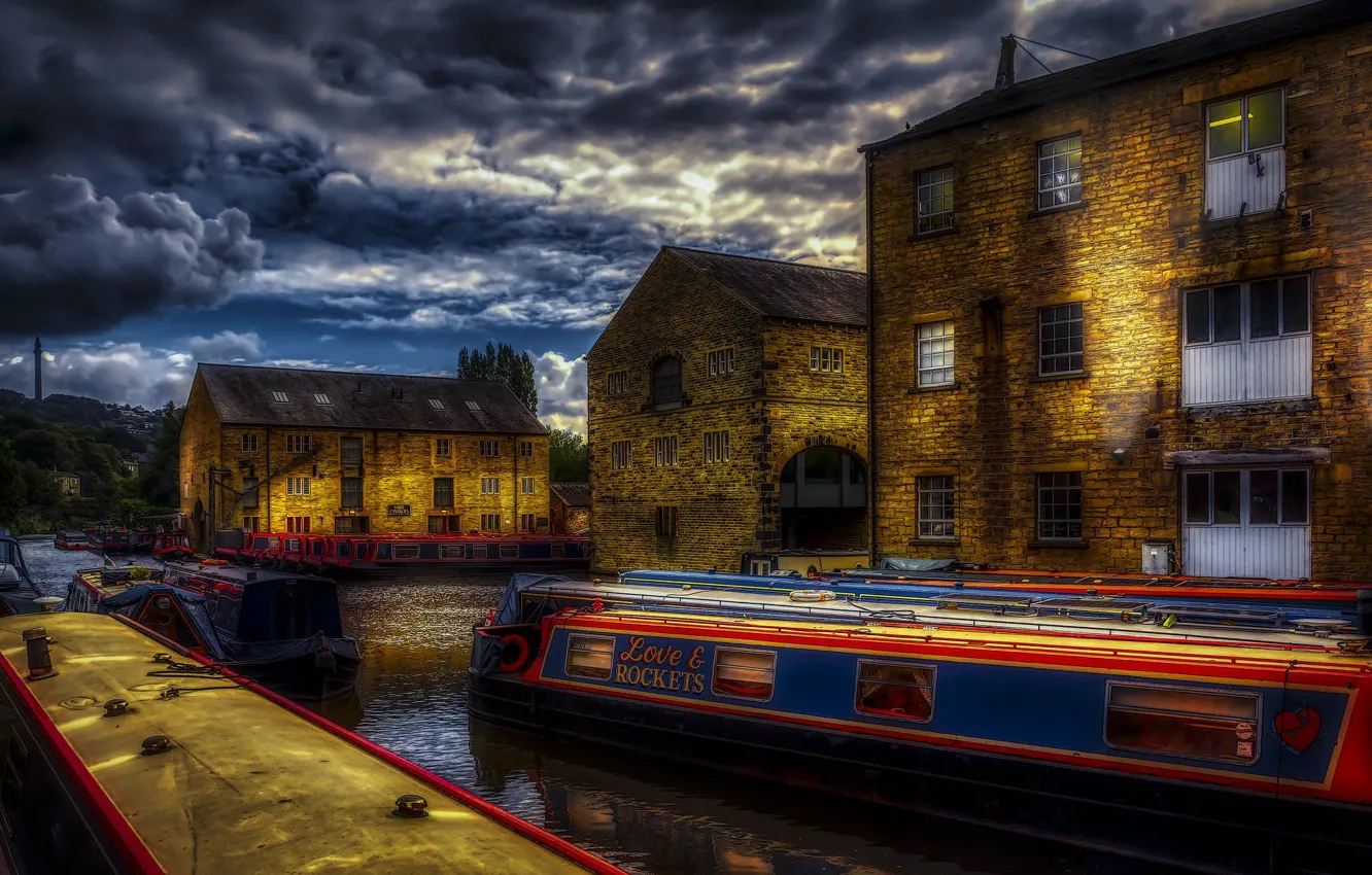 Photo wallpaper England, Ripponden, Sowerby Bridge