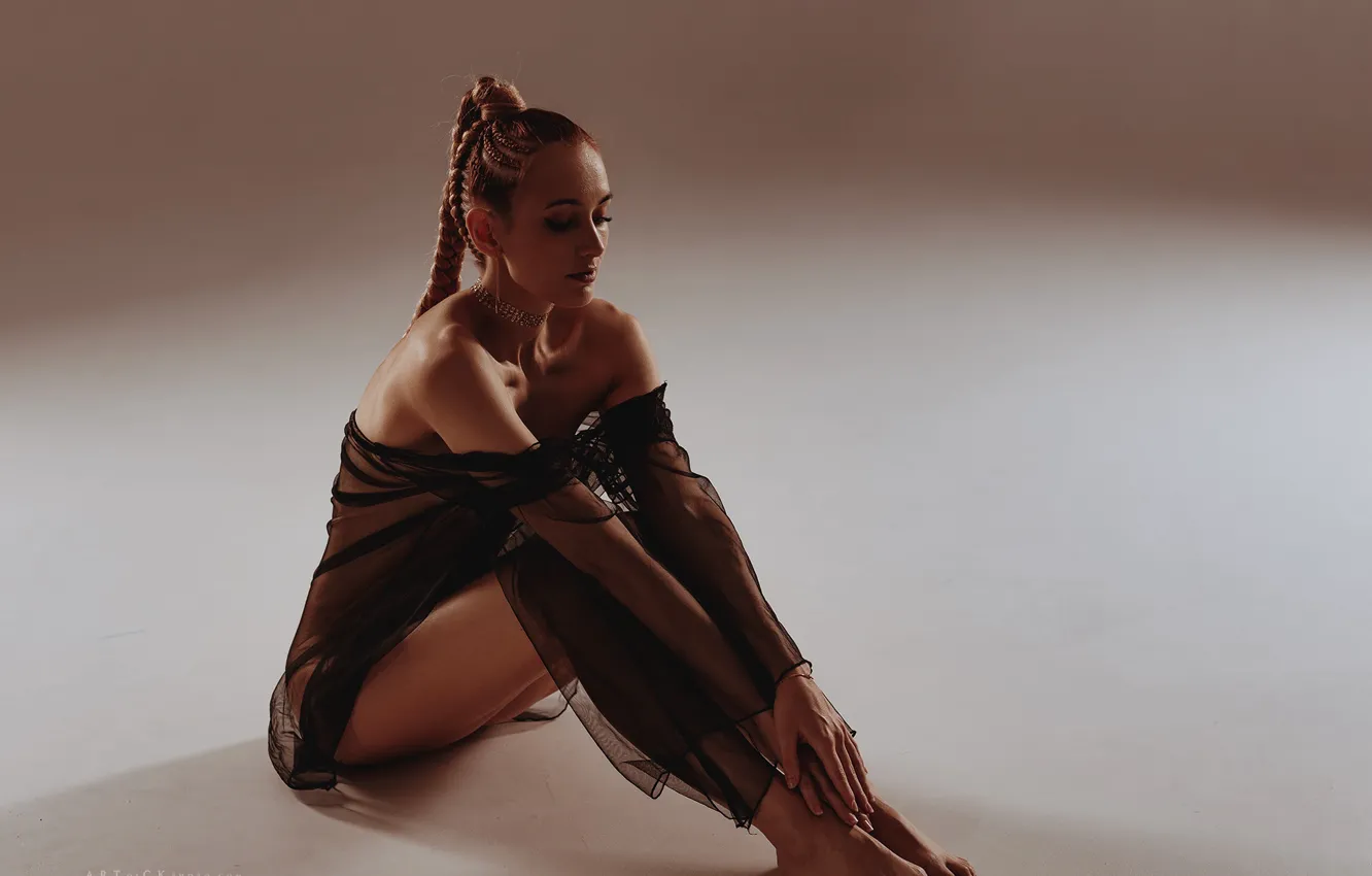 Photo wallpaper girl, pose, beauty, graceful, Stepan Kvardakov, Stepan Kvardakov, Alena Kavardakova