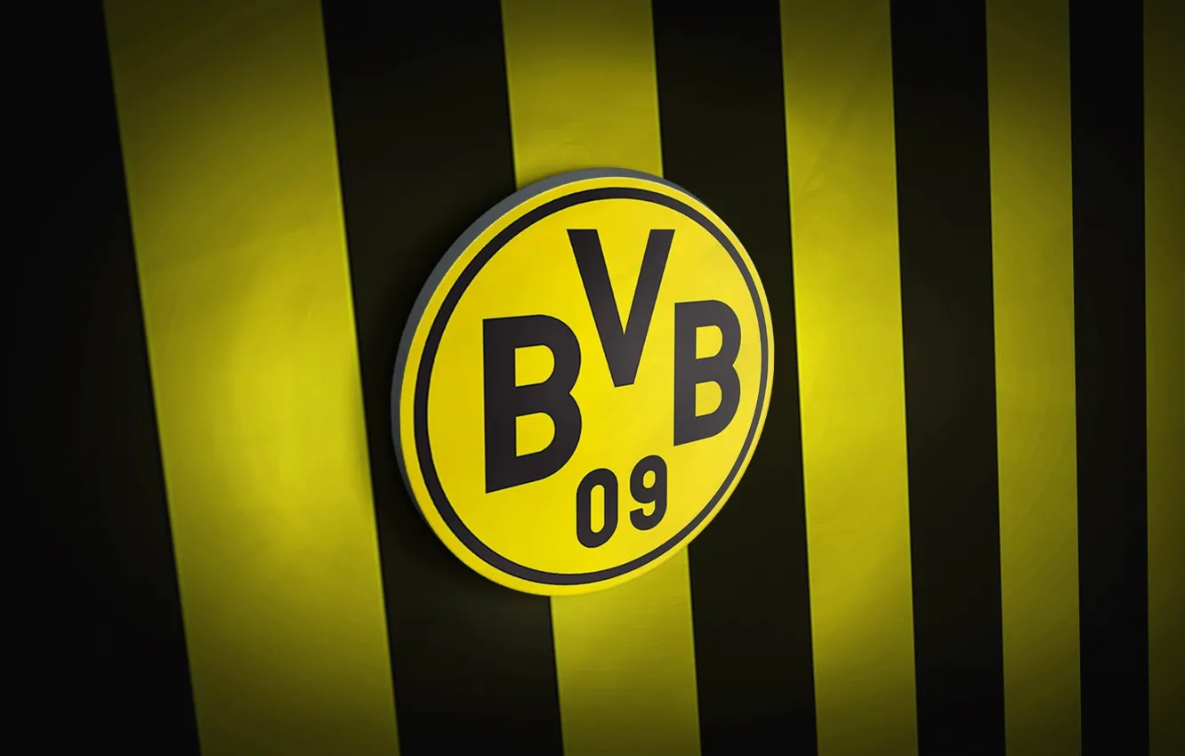Photo wallpaper wallpaper, Germany, football, bundesliga, Sport, Borussia Dortmund, 3D logo