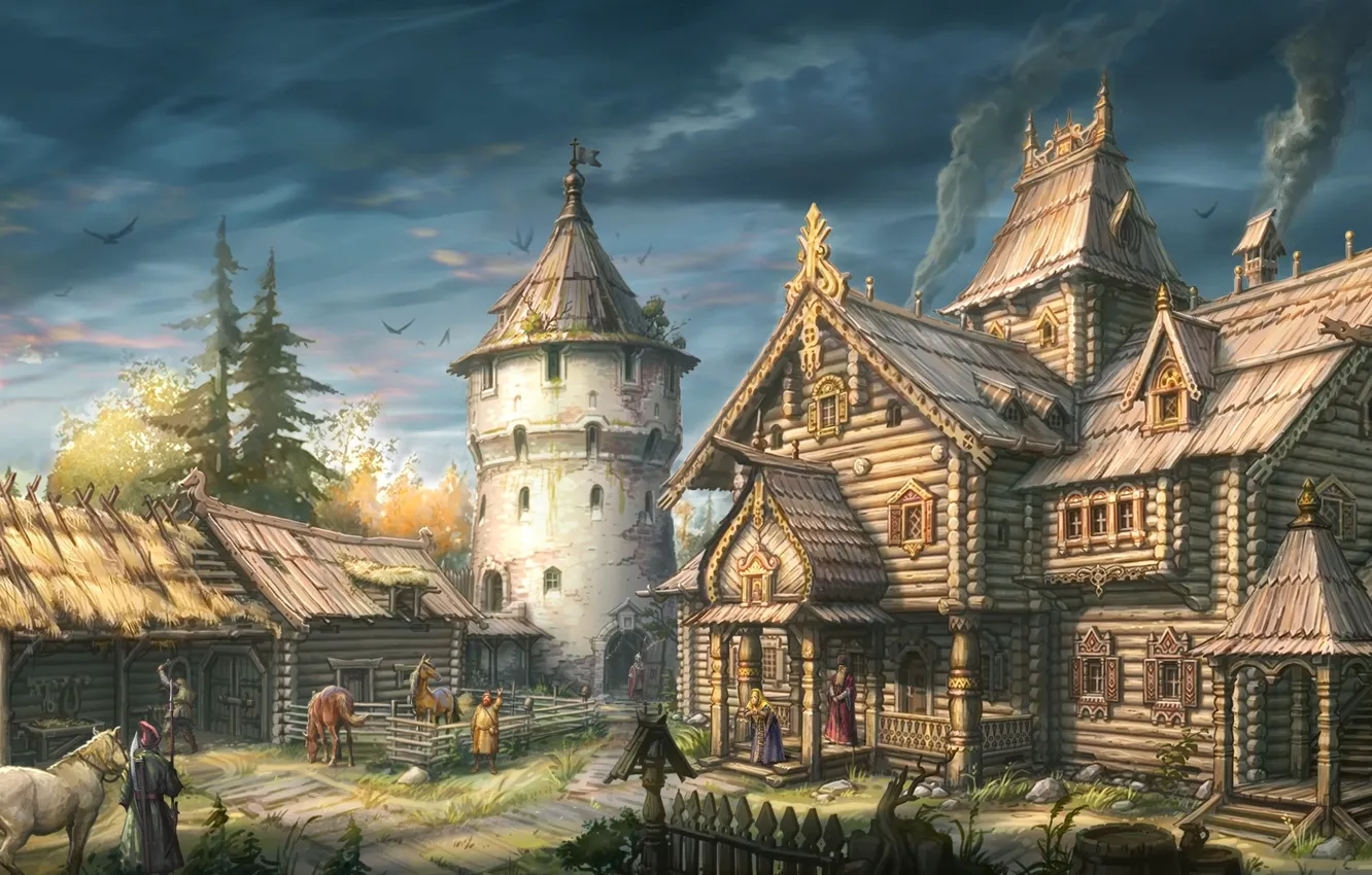 Photo wallpaper the game, game, Russia, The Turmoil, Cyberia Nova