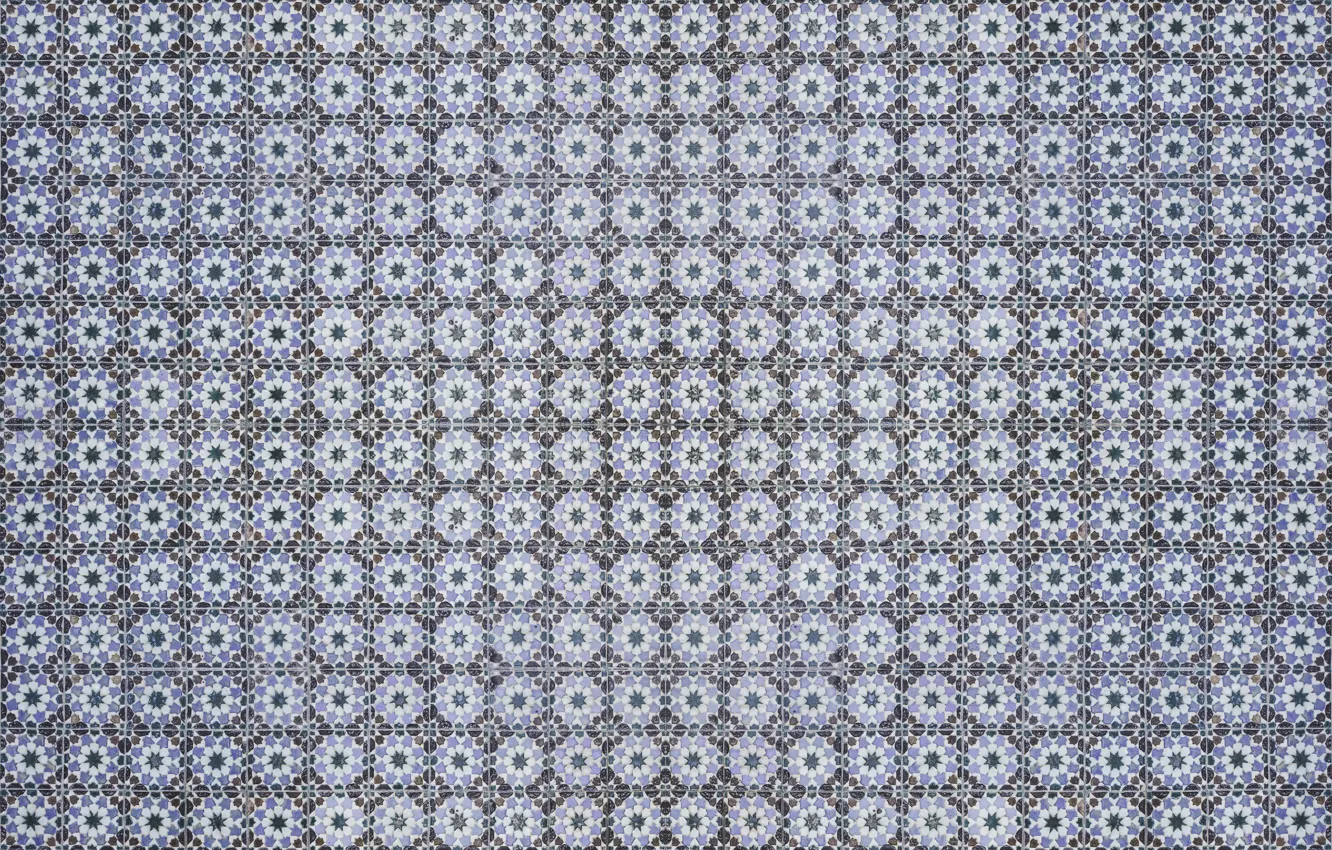 Photo wallpaper background, pattern, texture, ornament, blue, pattern, mosaic