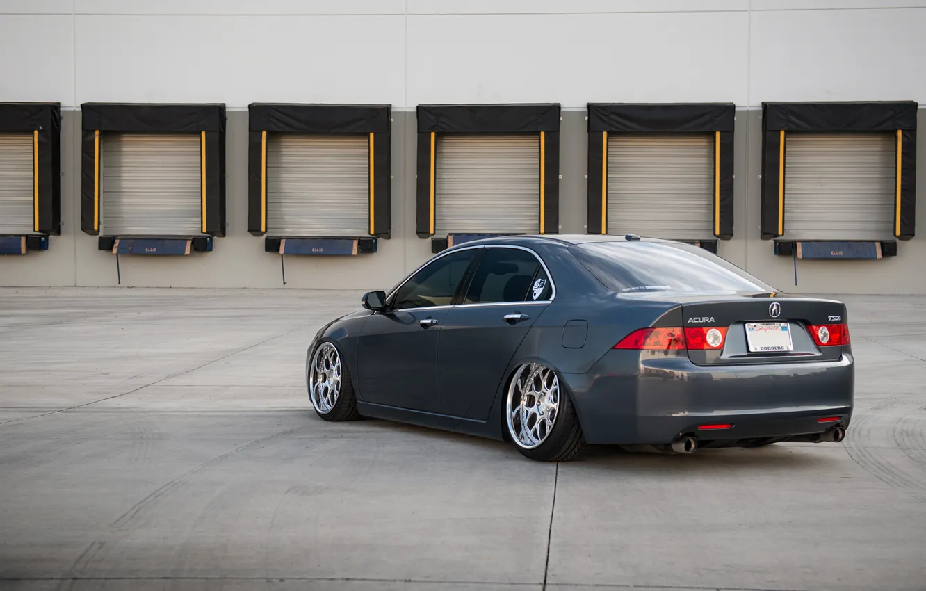 Photo wallpaper Honda, stance, Acura, TSX