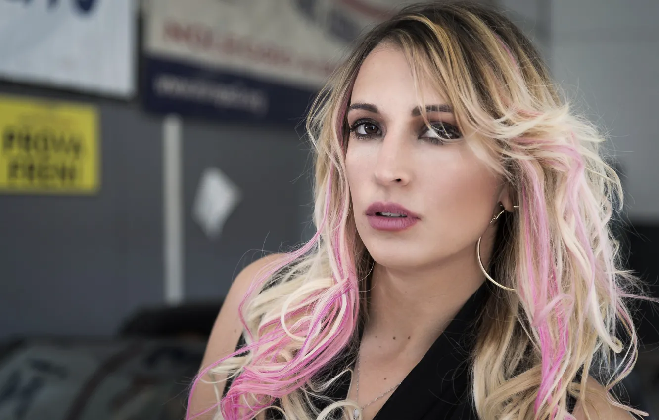 Photo wallpaper face, model, hair, color, irene