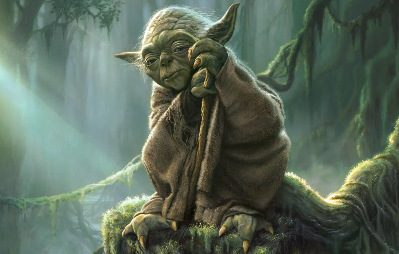 Photo wallpaper Star Wars, Jedi, Iodine, Yoda, master