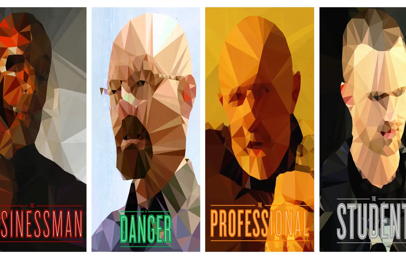 Photo wallpaper abstraction, the series, poster, characters, Breaking Bad, breaking bad