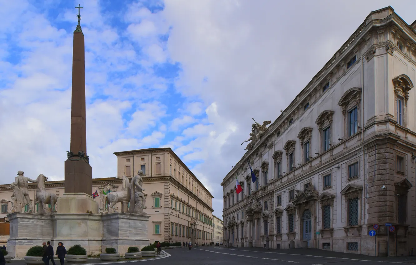 Photo wallpaper home, Rome, Italy, town square