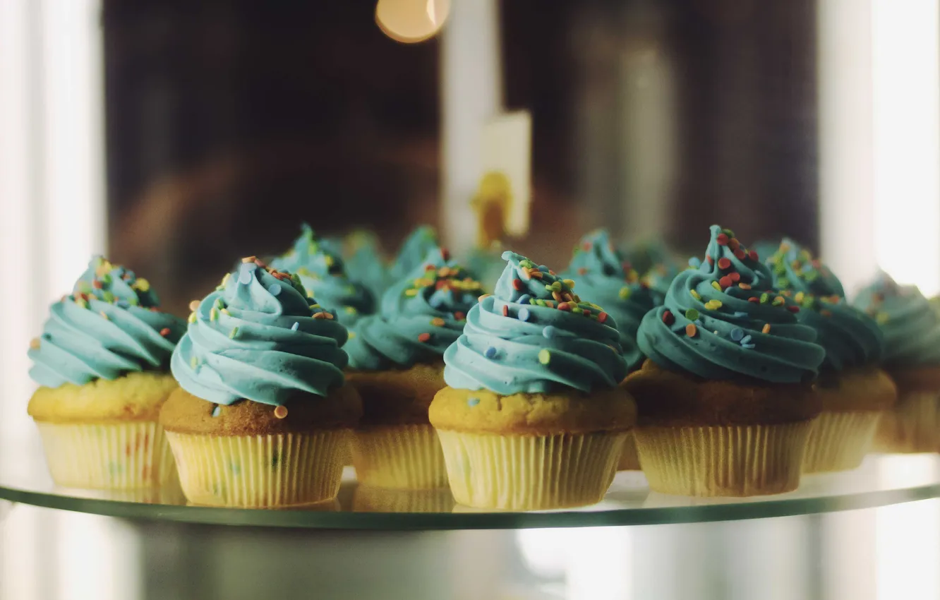 Photo wallpaper dessert, cakes, cupcakes, treat