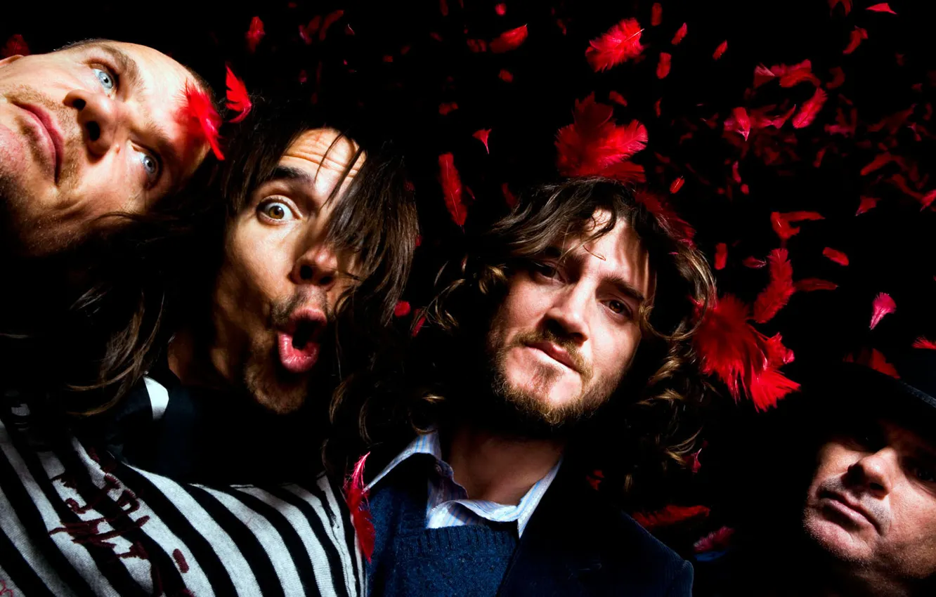 Photo wallpaper Red Hot Chili Peppers, Anthony Kiedis, Michael Balzary, Flea, John Frusciante, Chad Smith