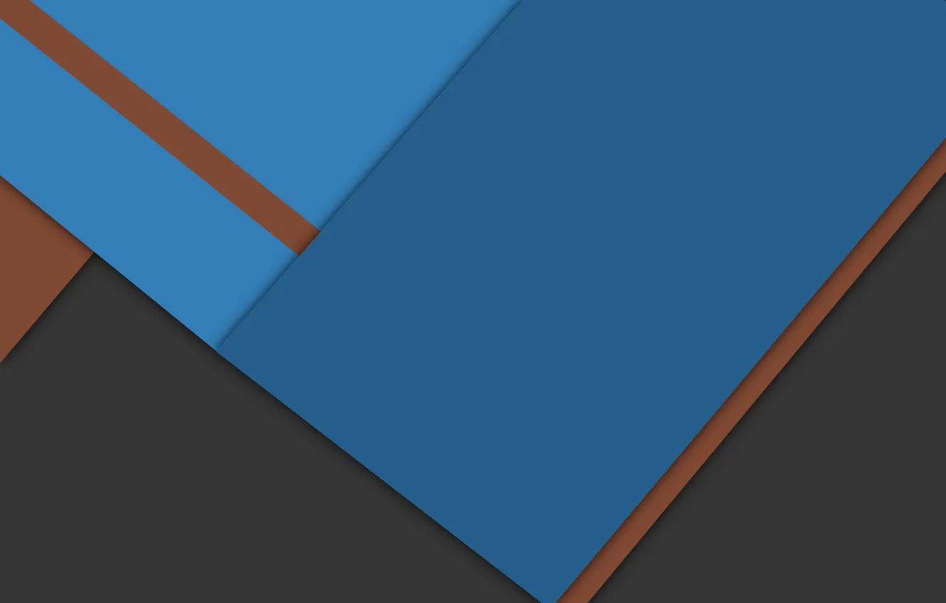 Photo wallpaper line, blue, geometry, brown, design, color, material