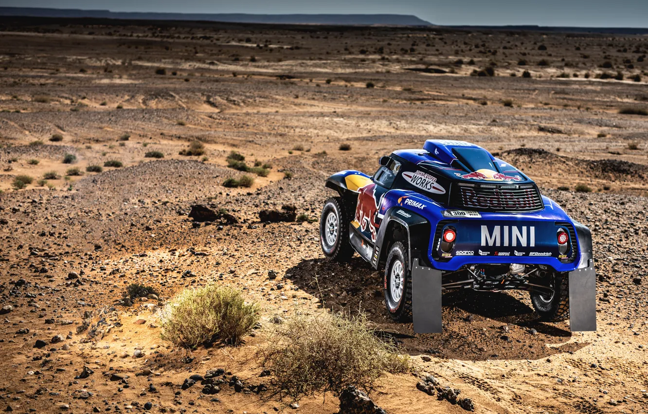 Photo wallpaper Mini, Desert, Machine, Car, 300, Rally, Dakar, Dakar