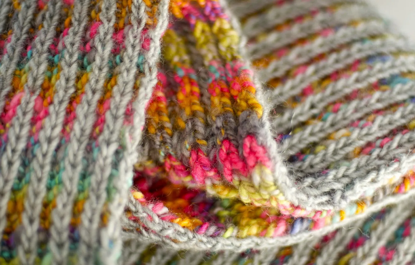 Photo wallpaper macro, color, scarf