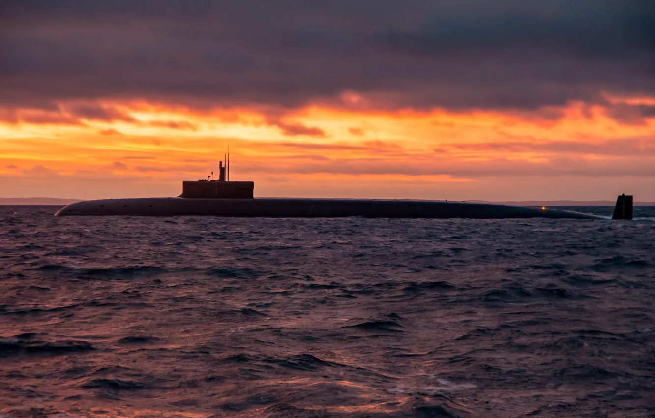 Photo wallpaper cruiser, underwater, atomic, Prince Vladimir