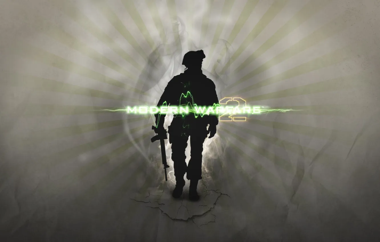 Photo wallpaper soldiers, Call of Duty, mw2