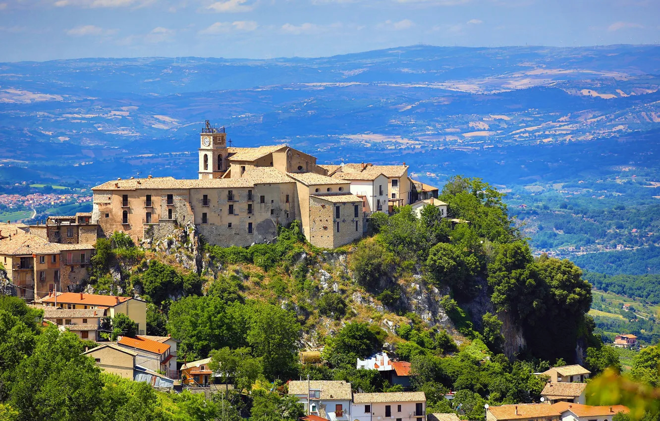 Photo wallpaper Italy, Campaign, Castelvetere sul Calore
