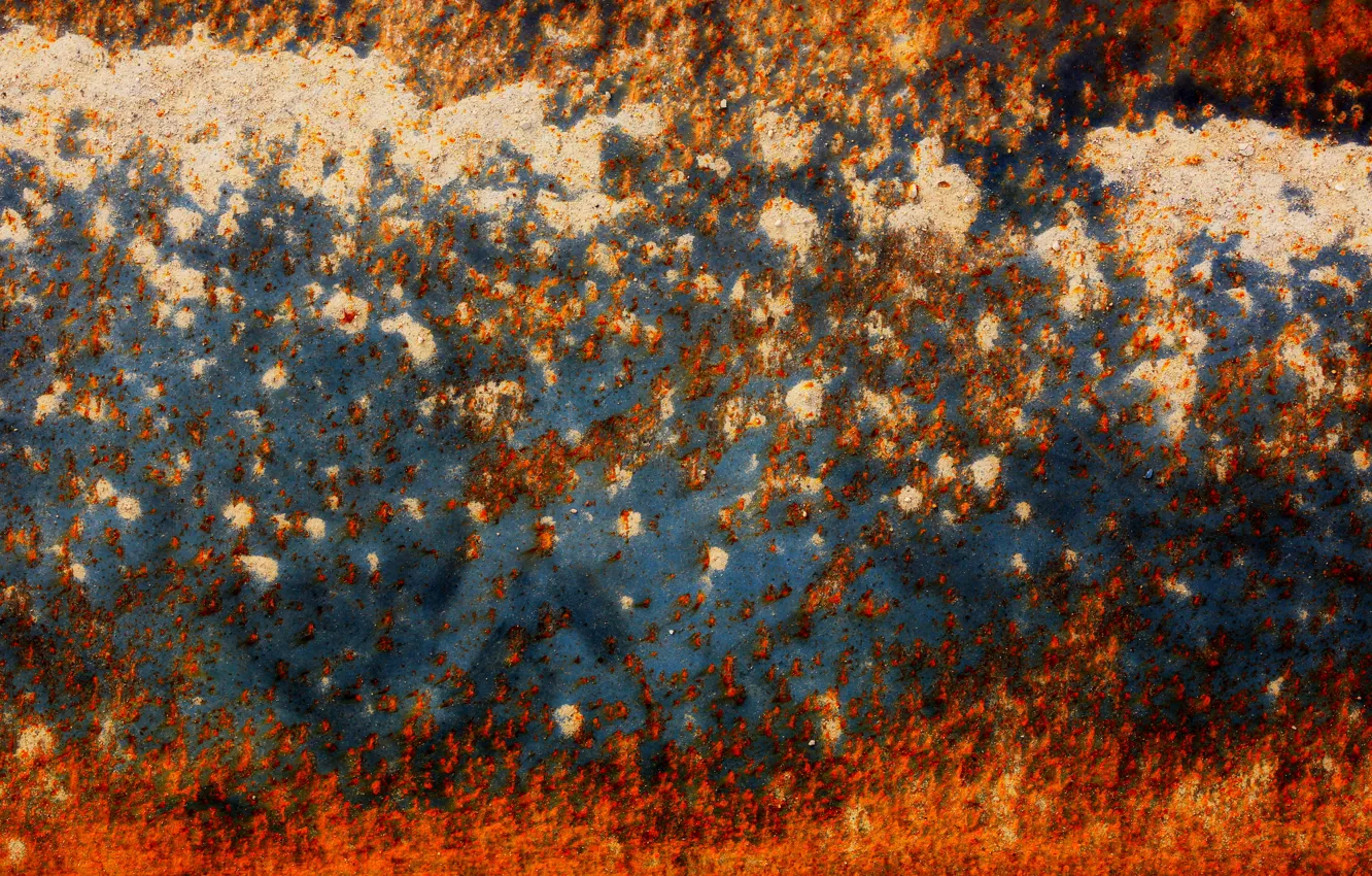 Photo wallpaper surface, metal, rust, spot