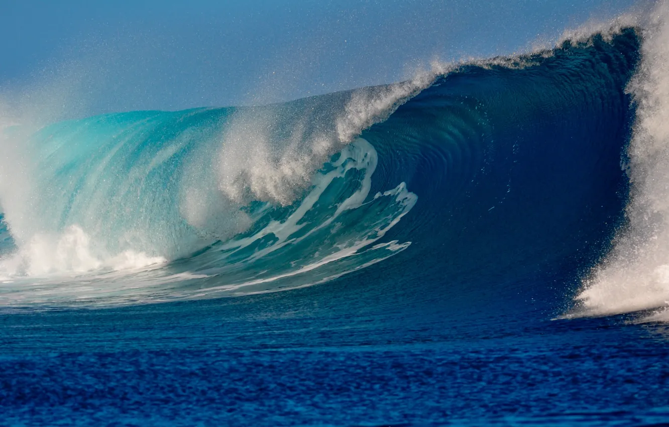 Photo wallpaper sea, wave, beauty