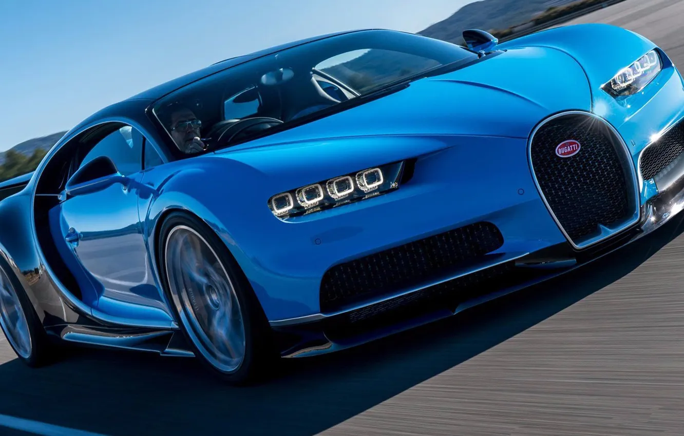 Photo wallpaper car, hypercar, Bugatti Chiron