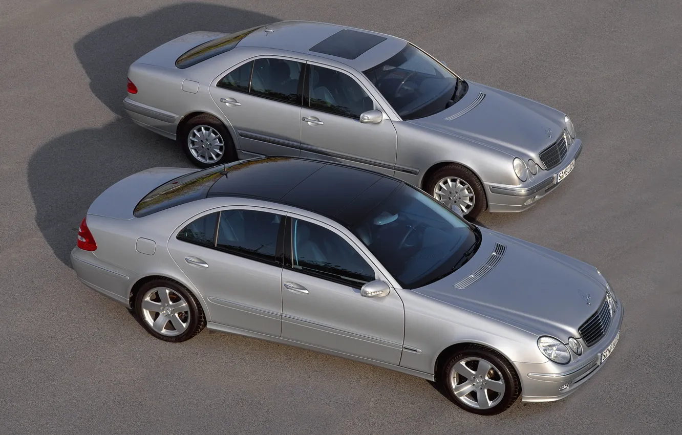 Photo wallpaper Mercedes-Benz, Mercedes, E-class, E-Class, W211, E-class, W210, Executivklasse