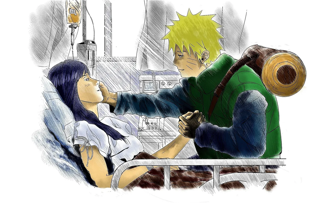 Photo wallpaper Naruto, Naruto, Uzumaki Naruto, Hinata Hyuga