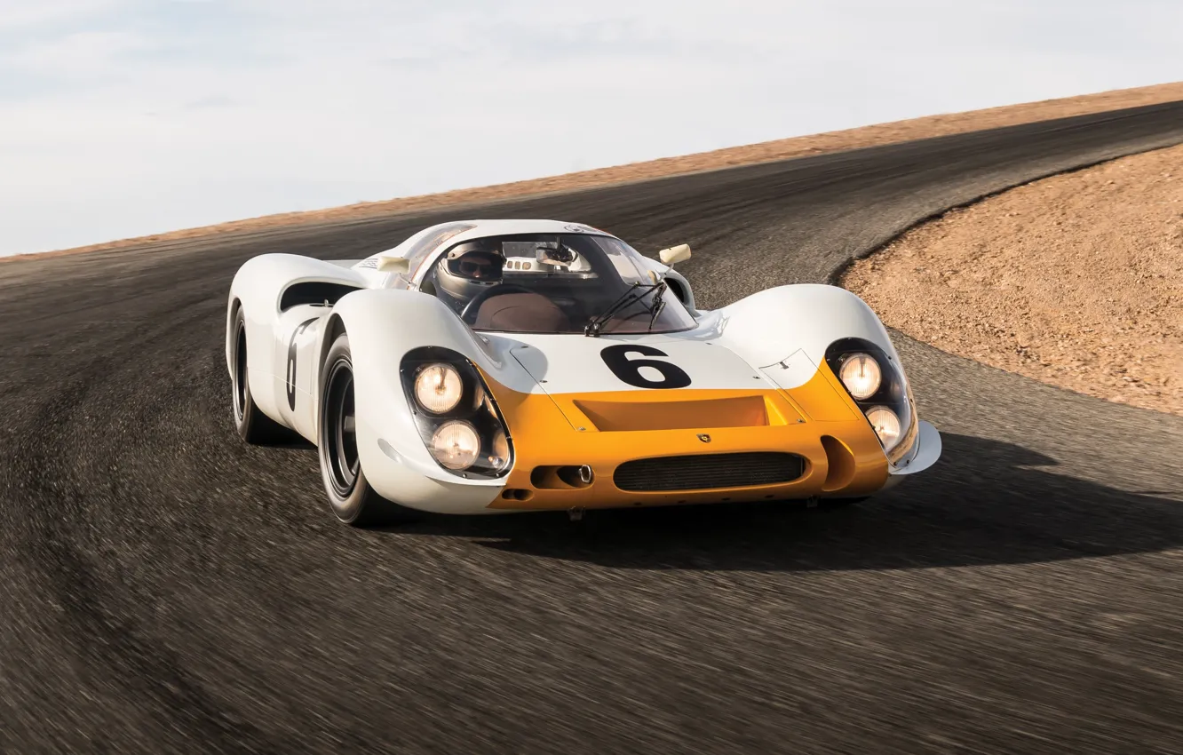 Photo wallpaper Porsche, racing car, Porsche 908