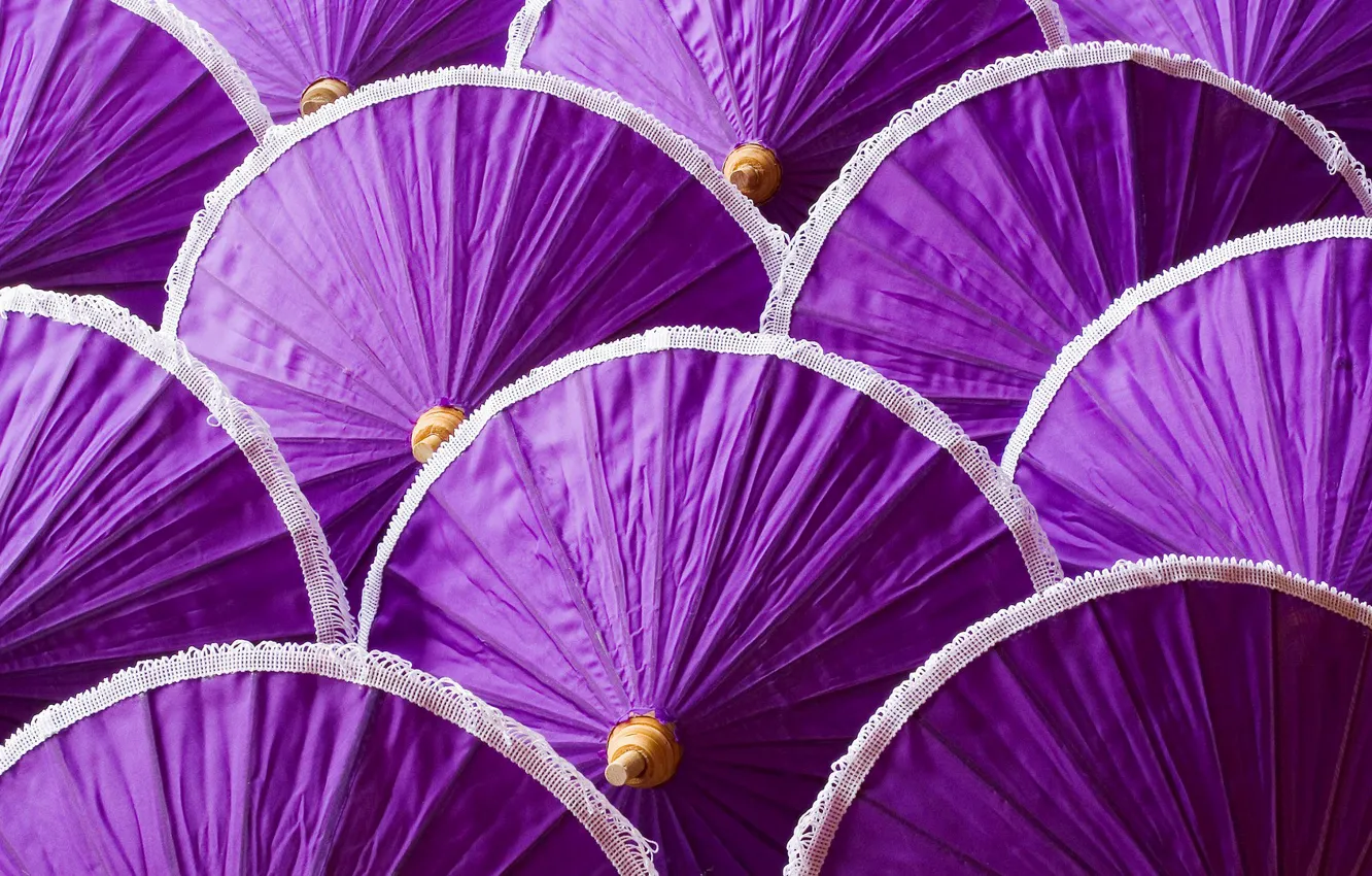 Photo wallpaper umbrella, color, umbrella, a number