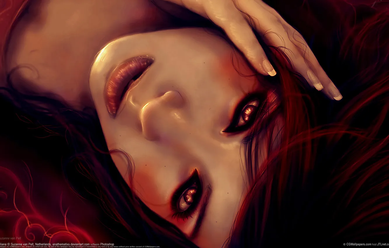 Photo wallpaper face, figure, Liliana