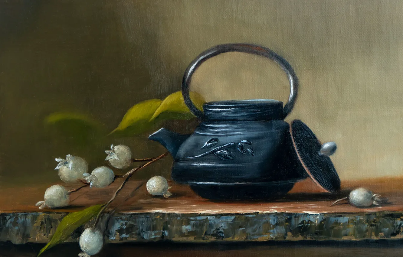 Photo wallpaper picture, still life, painting