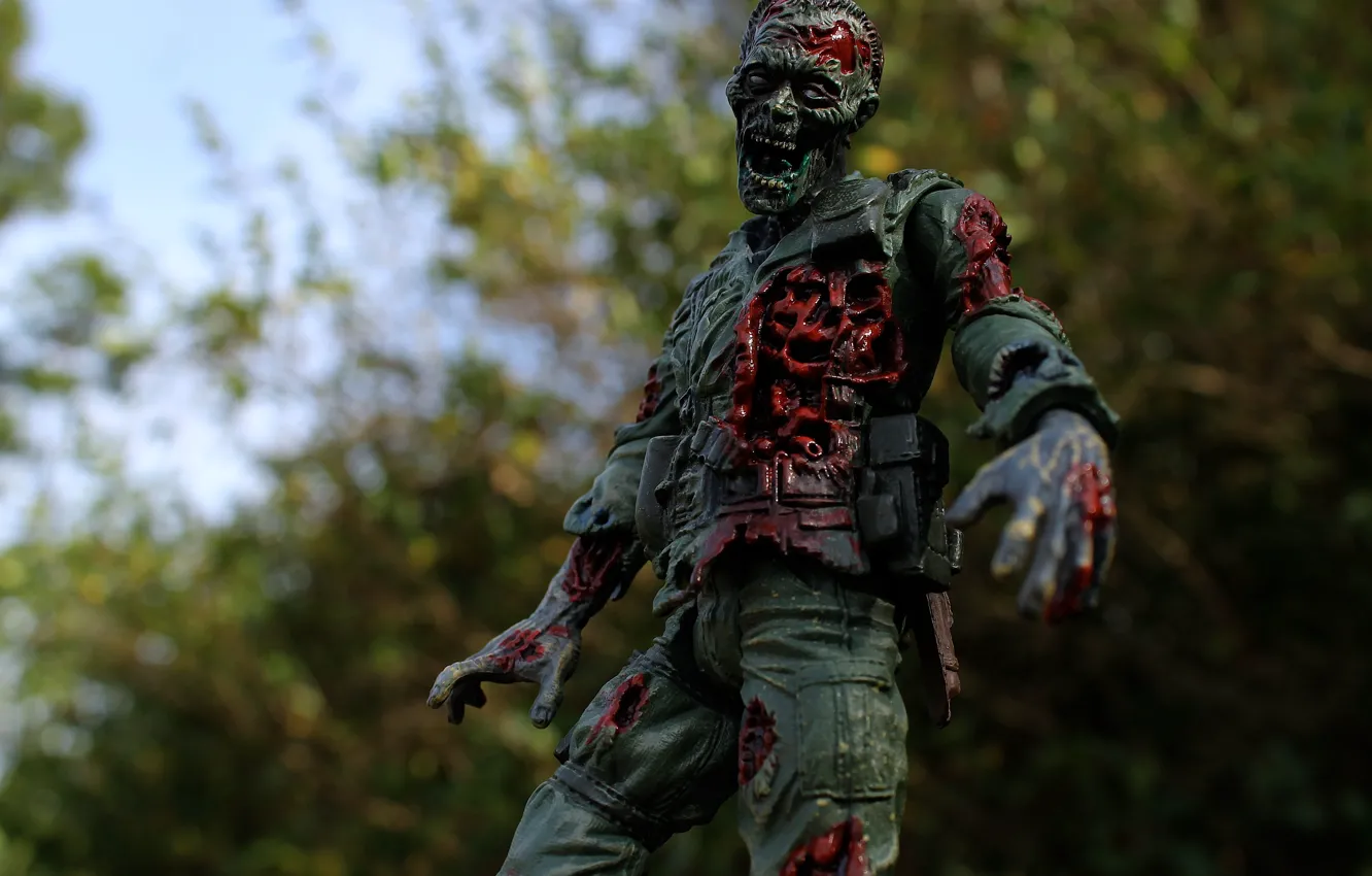 Photo wallpaper toy, zombies, figurine, dead