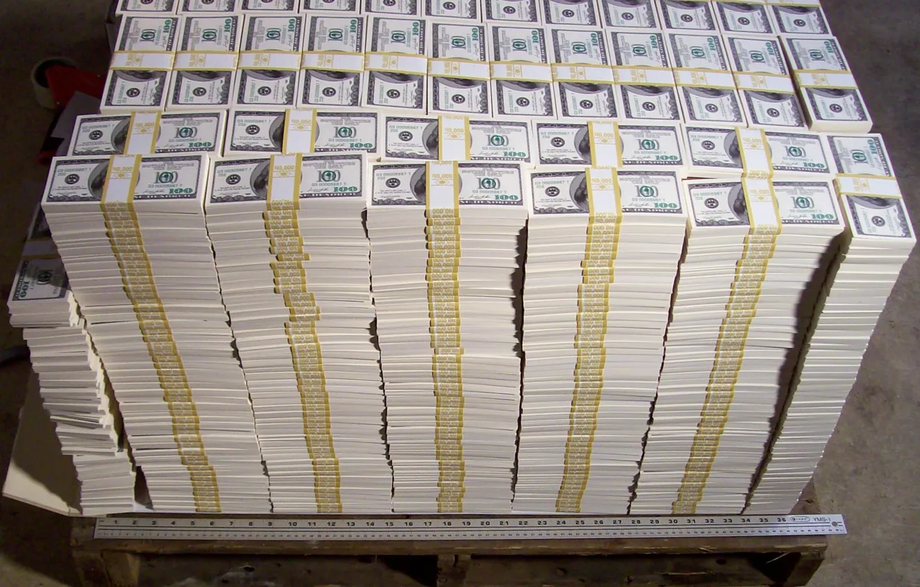 Photo wallpaper greens, money, dollars, grandma