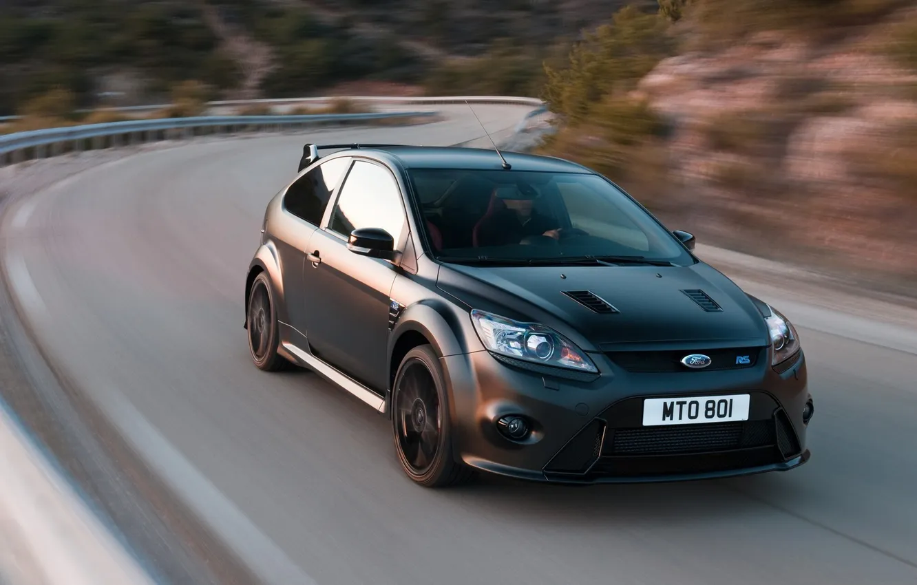 Photo wallpaper road, car, machine, auto, Wallpaper, Ford, focus, cars