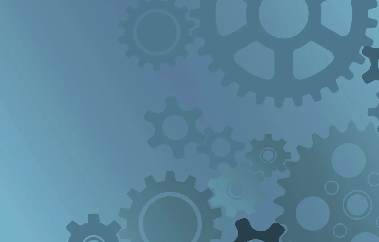 Photo wallpaper stars, steel, gear, grey background, stars, stars, gears, gray