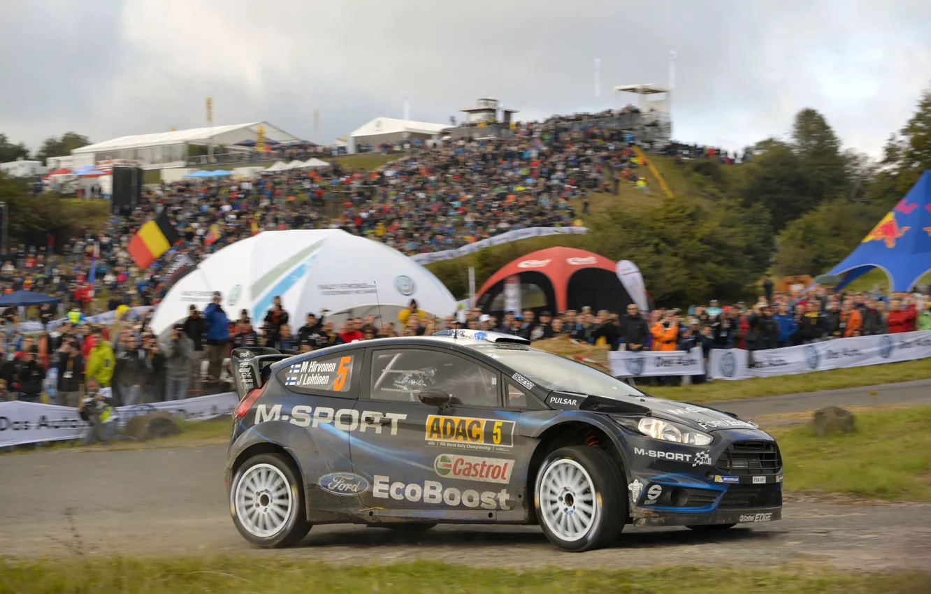 Photo wallpaper Ford, Ford, Hirvonen, WRC, Rally, Rally, Fiesta, Fiesta