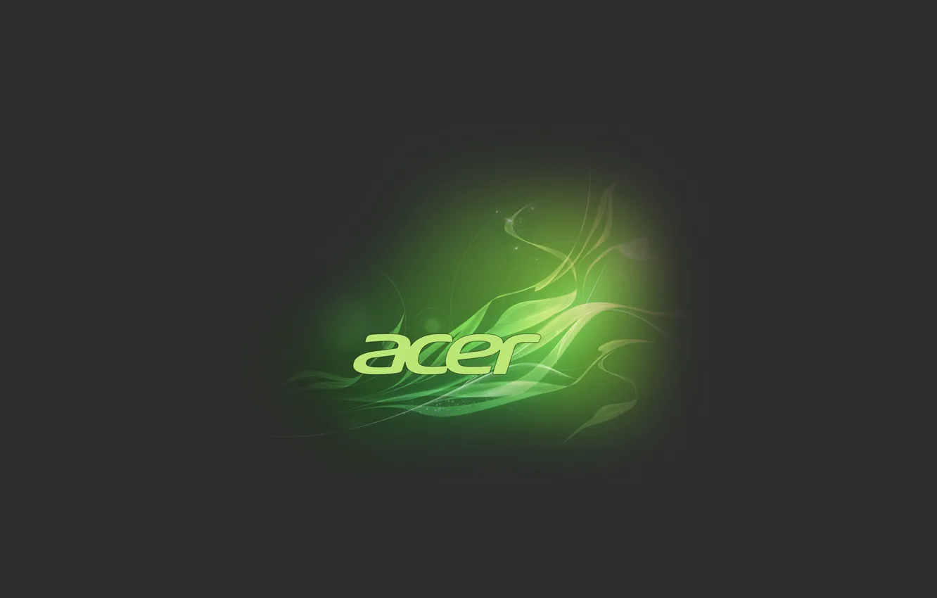 Photo wallpaper abstraction, logo, acer