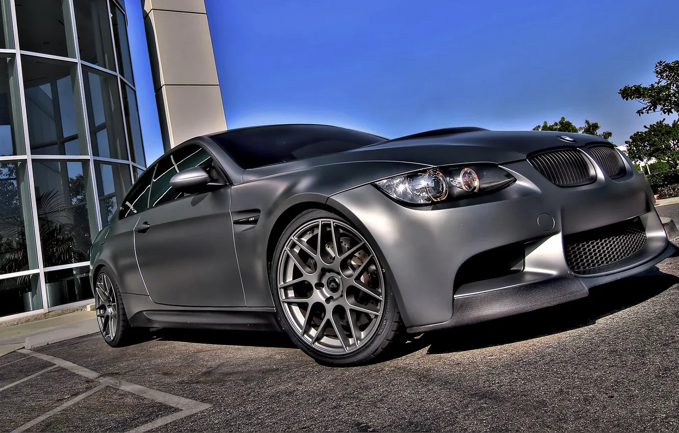 Photo wallpaper BMW, tuning, Silver