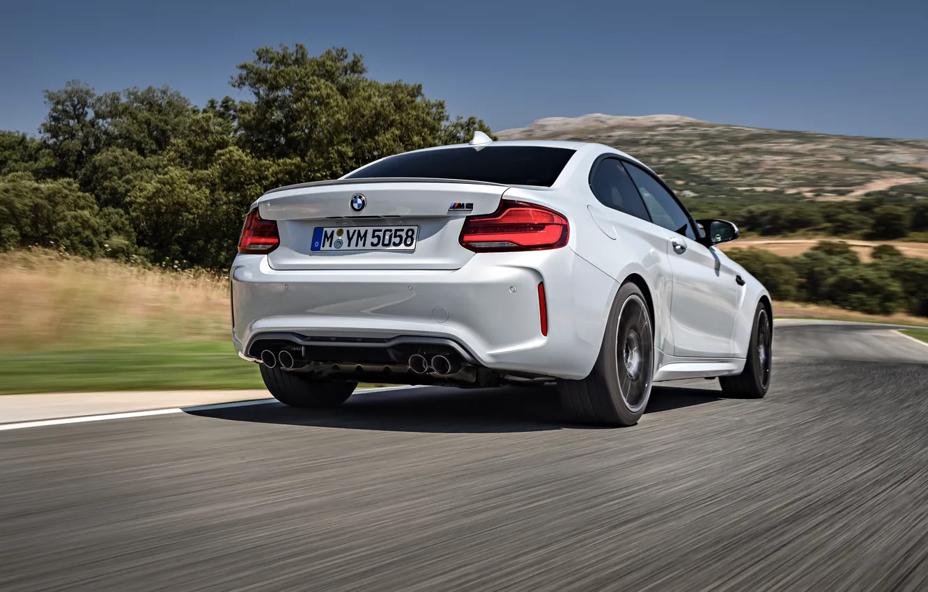 Photo wallpaper BMW, white, F87, M2, BMW M2 Competition