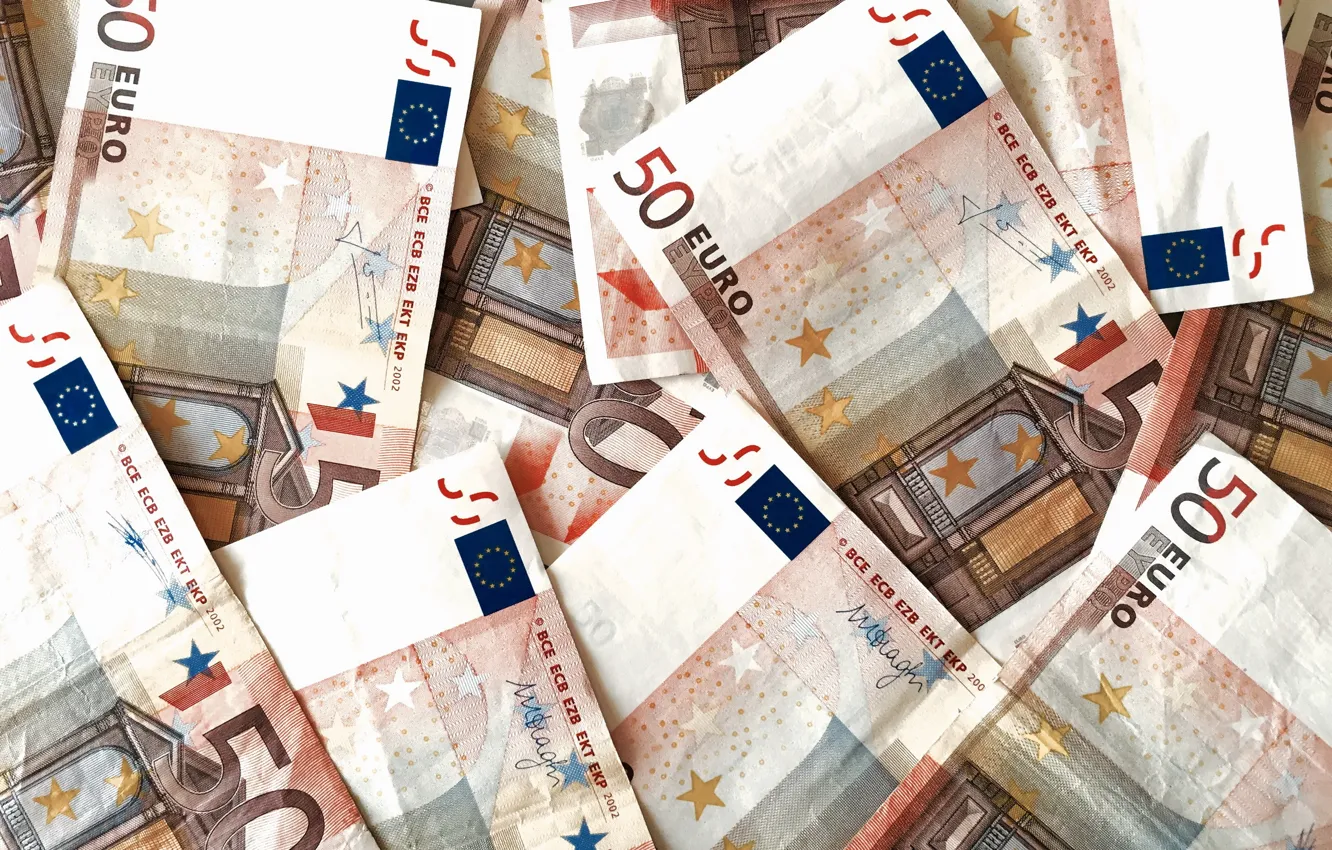 Photo wallpaper background, money, Euro
