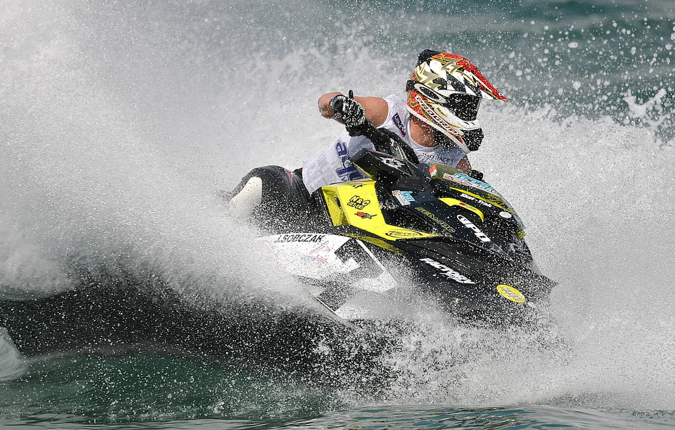 Photo wallpaper race, boat, speed