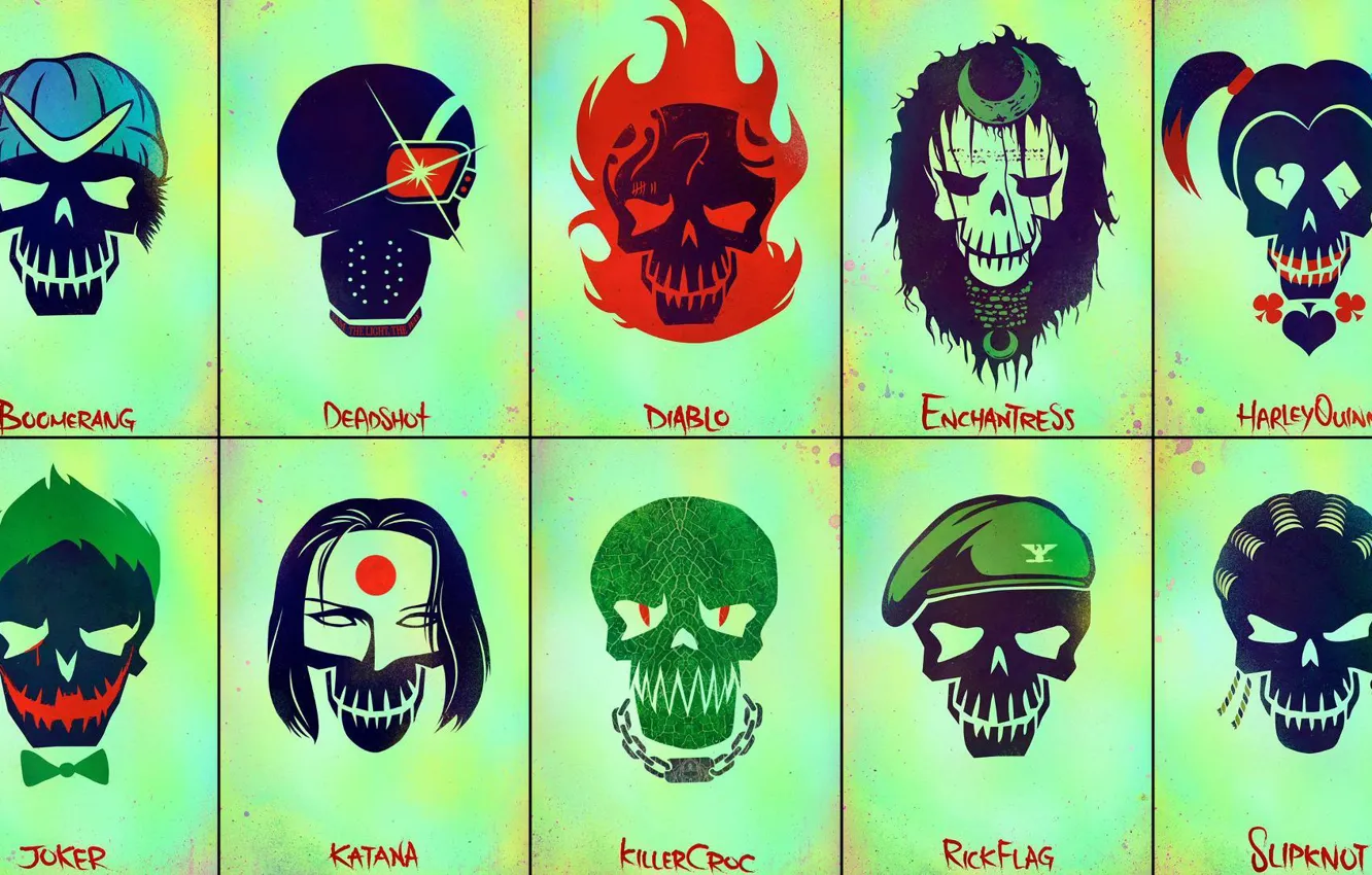 Photo wallpaper Harley, Will Smith, DC Comics, Deadshot, Captain, Jai Courtney, Killer, Rick
