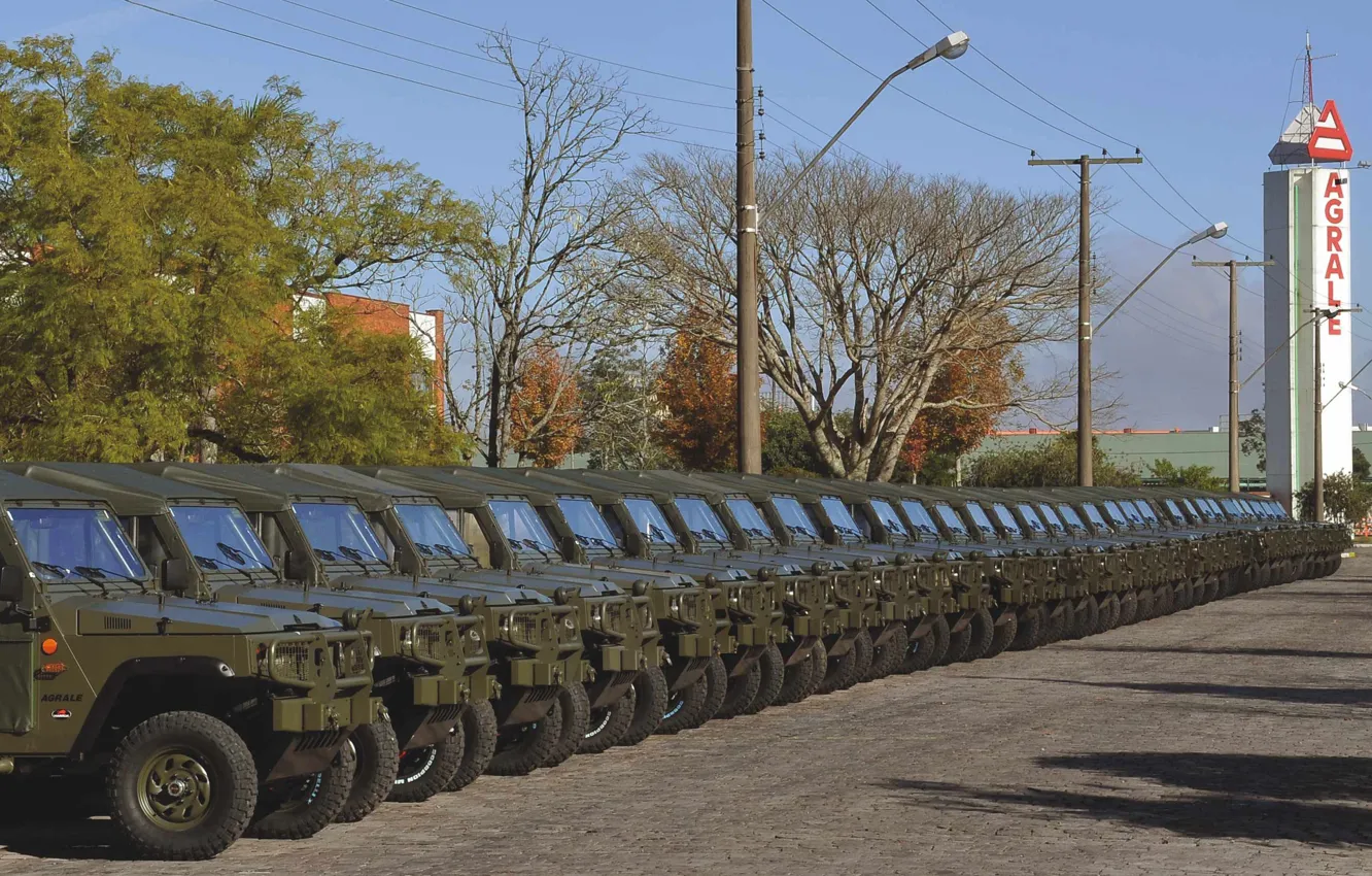 Photo wallpaper Brazil, made in Brazil, Brazilian army, Agrale, military and civil vehicle, manufactured in Santa Catatarina, …