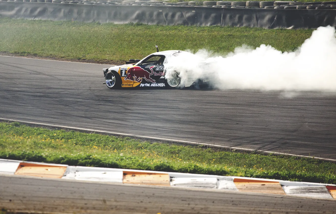Photo wallpaper race, smoke, drift, drift, mazda, rx7, race, Mazda