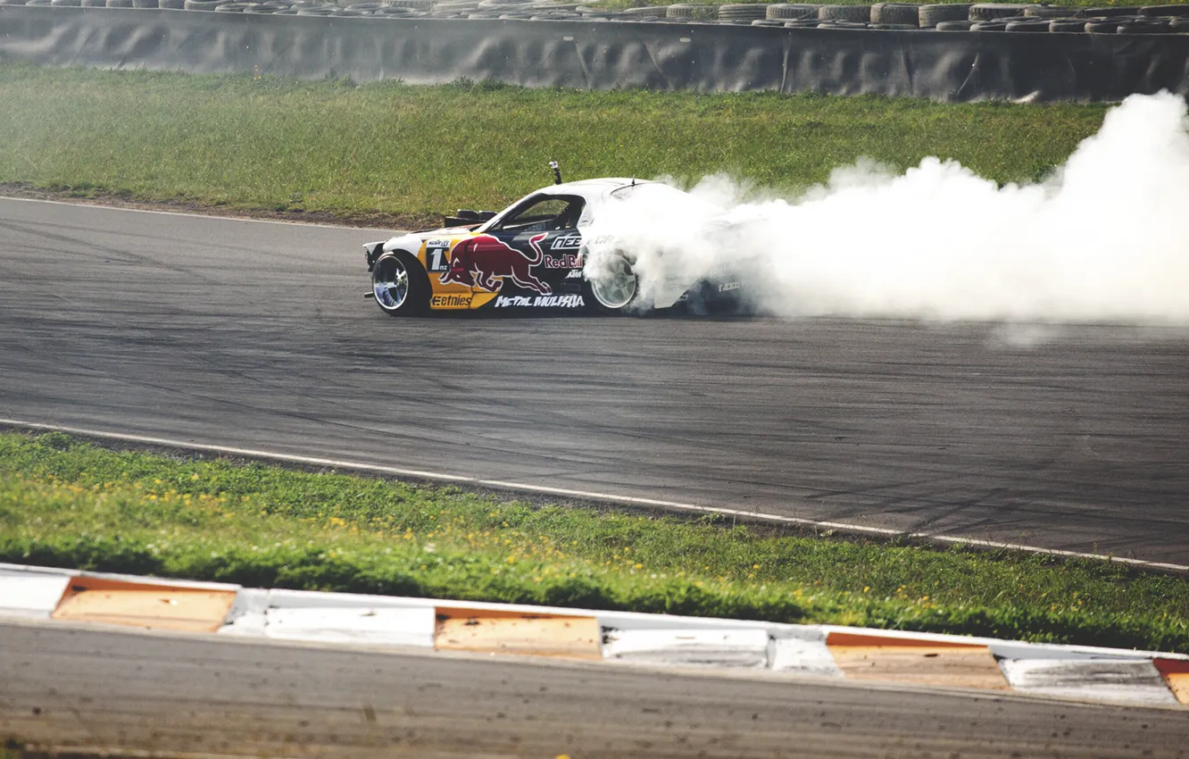 Photo wallpaper race, smoke, drift, Mazda, drift, rx7, race, Mazda