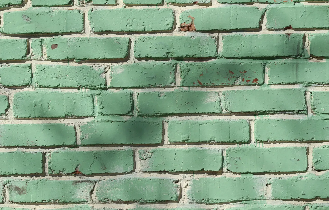 Photo wallpaper wall, color, bricks, texture