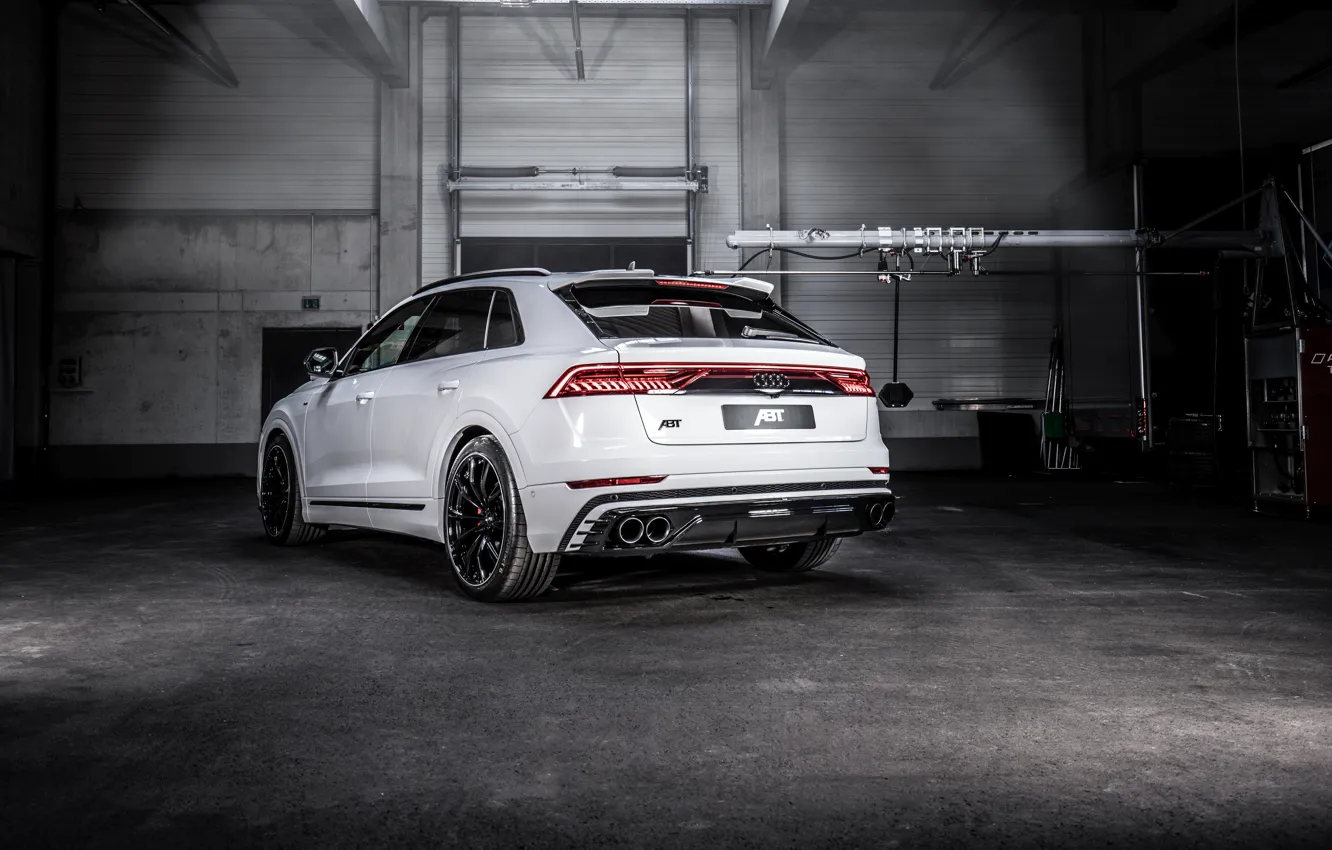 Photo wallpaper Audi, rear view, crossover, ABBOT, 2019, Audi Q8