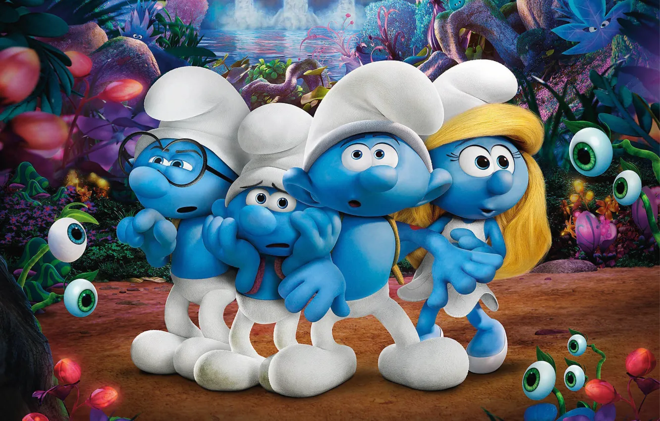 Photo wallpaper Adventure, Sony Pictures Animation, dwarf, hana, 2017, boy, hat, animated movie